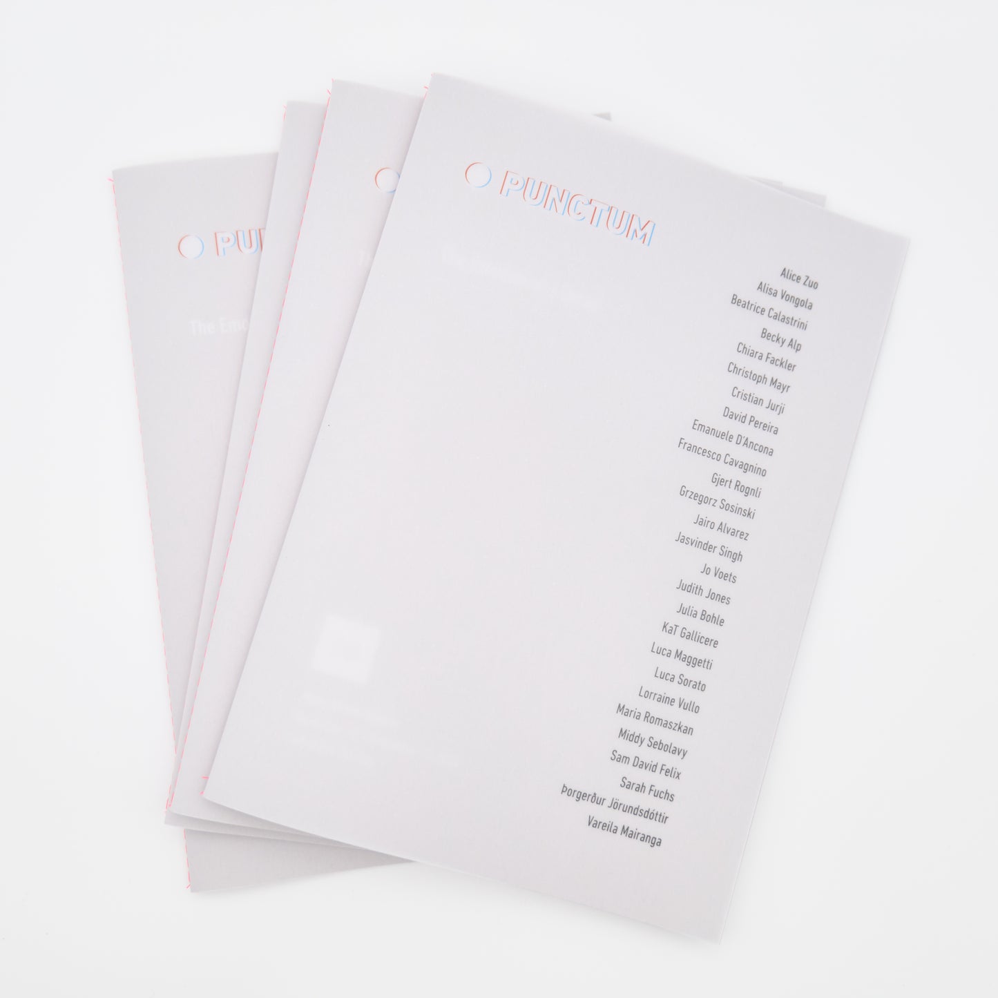 Punctum Exhibition Catalogue