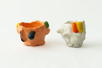 Memory Foam ochoko sake cups by Onree, showing different colours and irregular forms — additional view 4